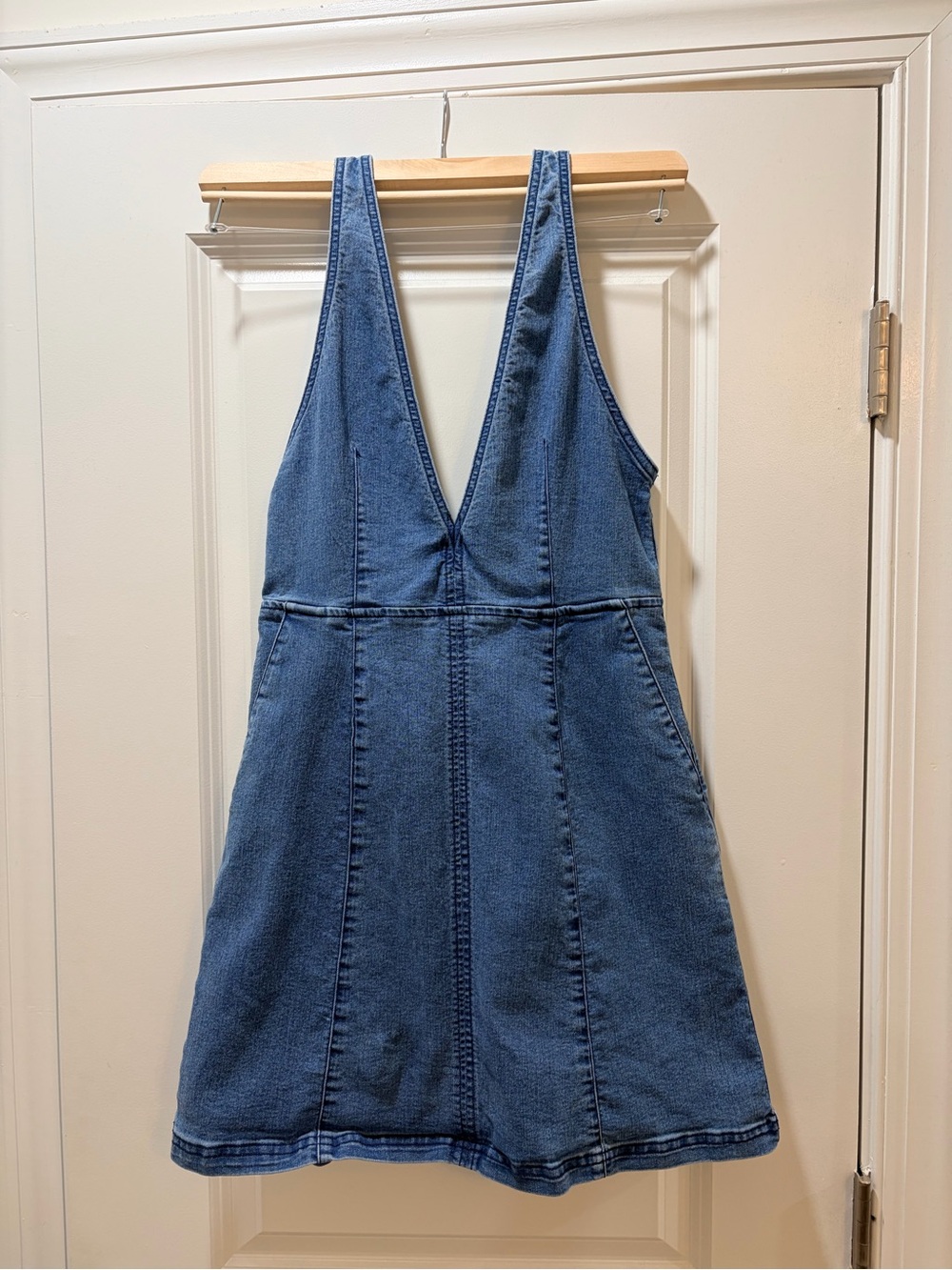 H&M Light Blue Denim Pinafore